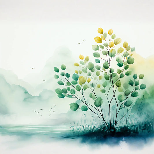 Minimalist Tree Wall Mural