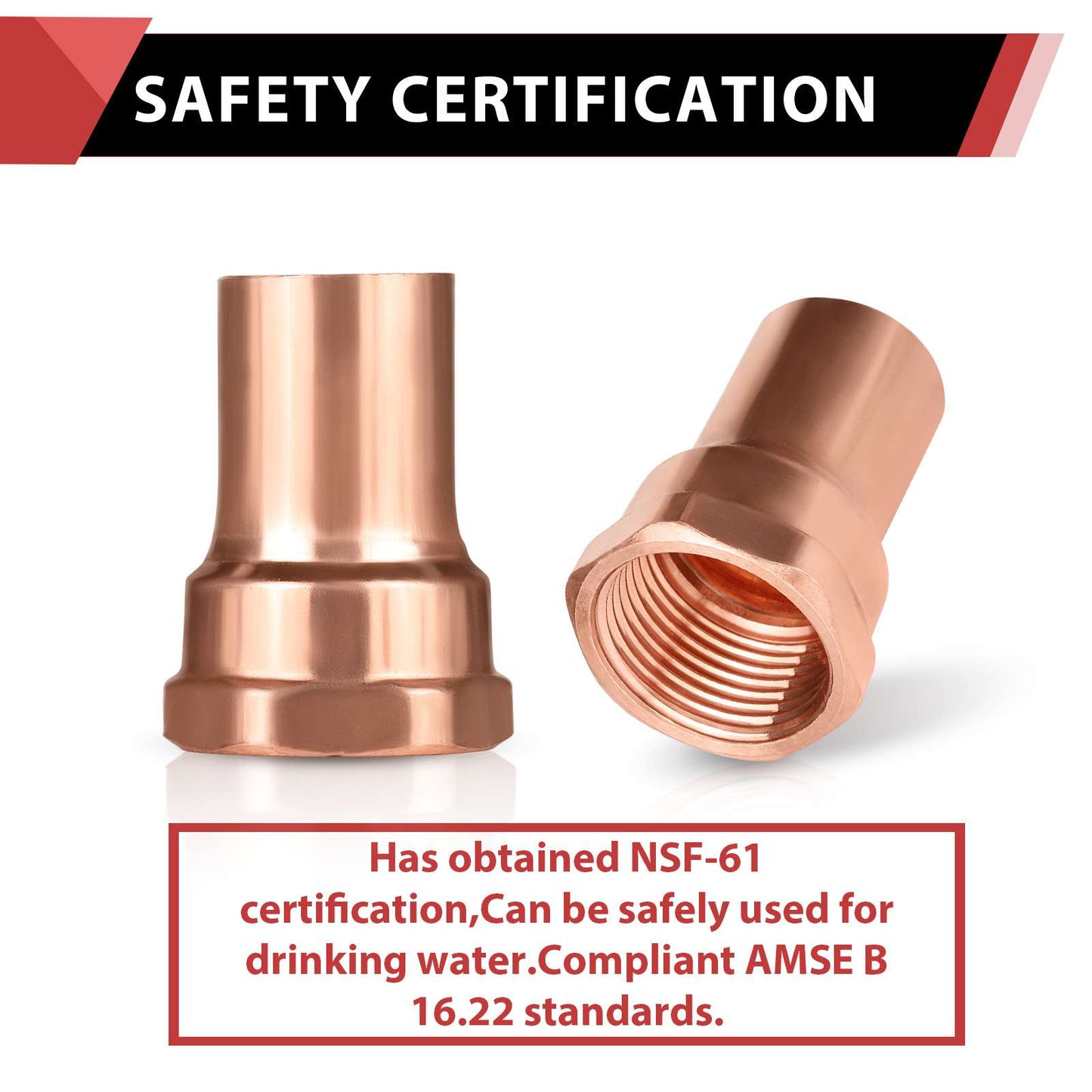 1" FTG x Female Threaded Street Adapter