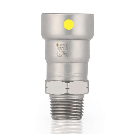 1-1/2" Carbon Press x Male Adapter