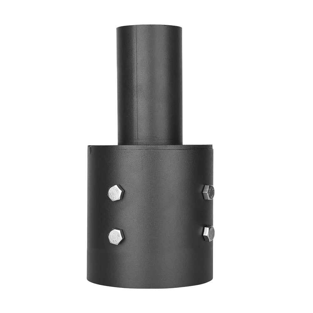 4 Inch Round Pole Bracket Tenon Adapter for Outdoor Shoebox Parking Lot Light, Street Light with 2-3/8in Slip Fitter, Mounting Bracket Accessories