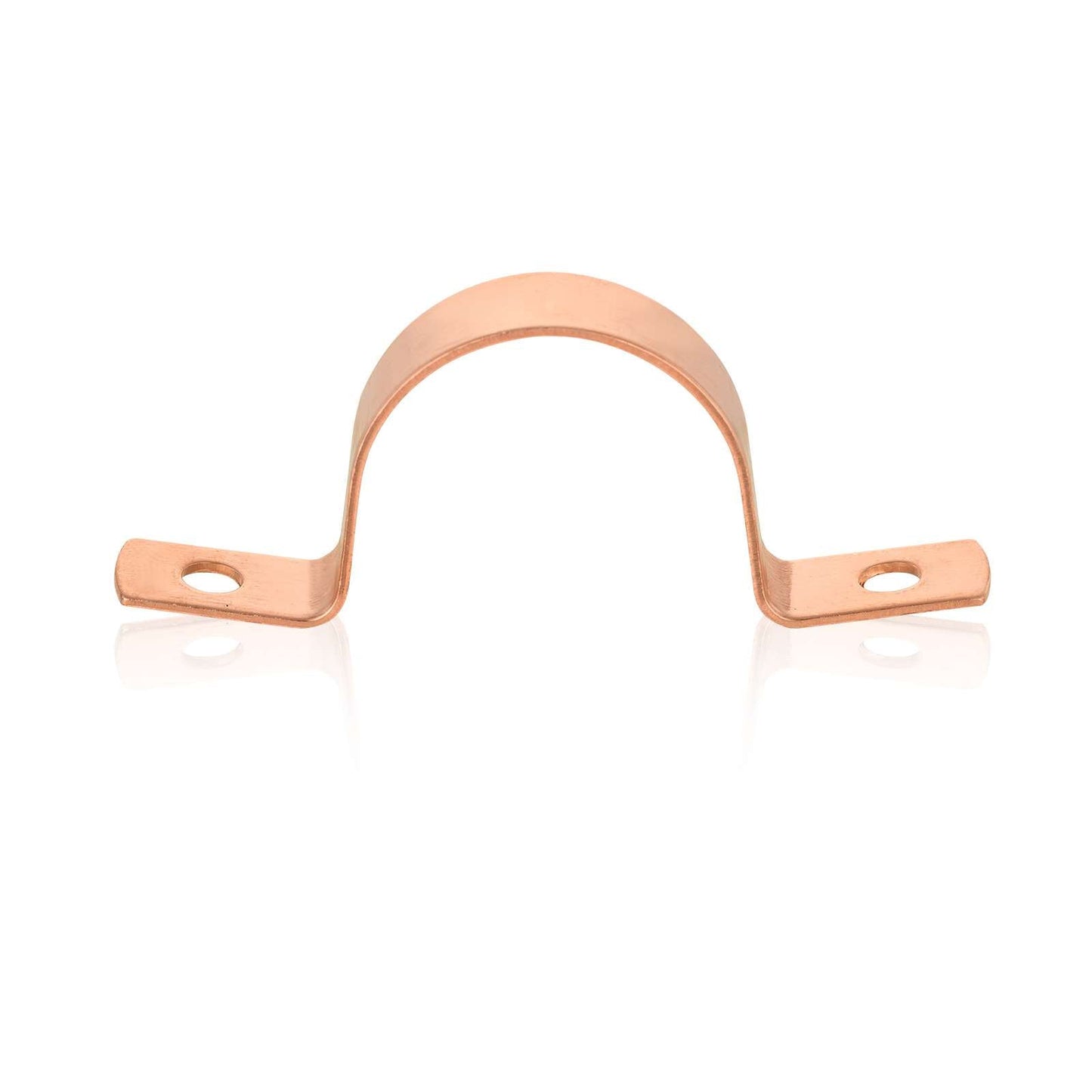 1" Copper Pipe Straps, Two Hole