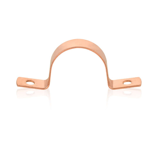1" Copper Pipe Straps, Two Hole