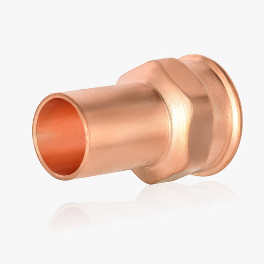 1/2"  FTG Press x 1/2" Female Threaded Copper Street Adapter (Lead Free)