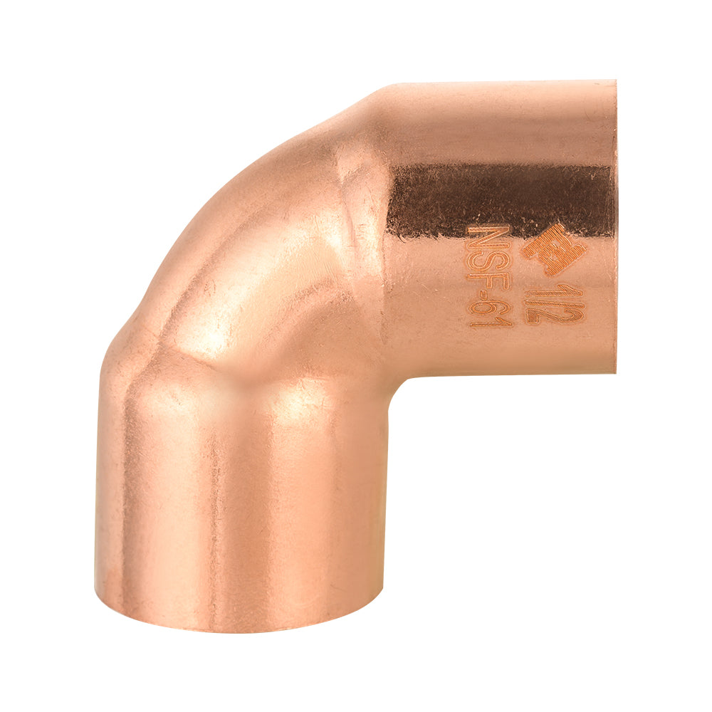 1/2" 90º Short Radius Copper Elbow
