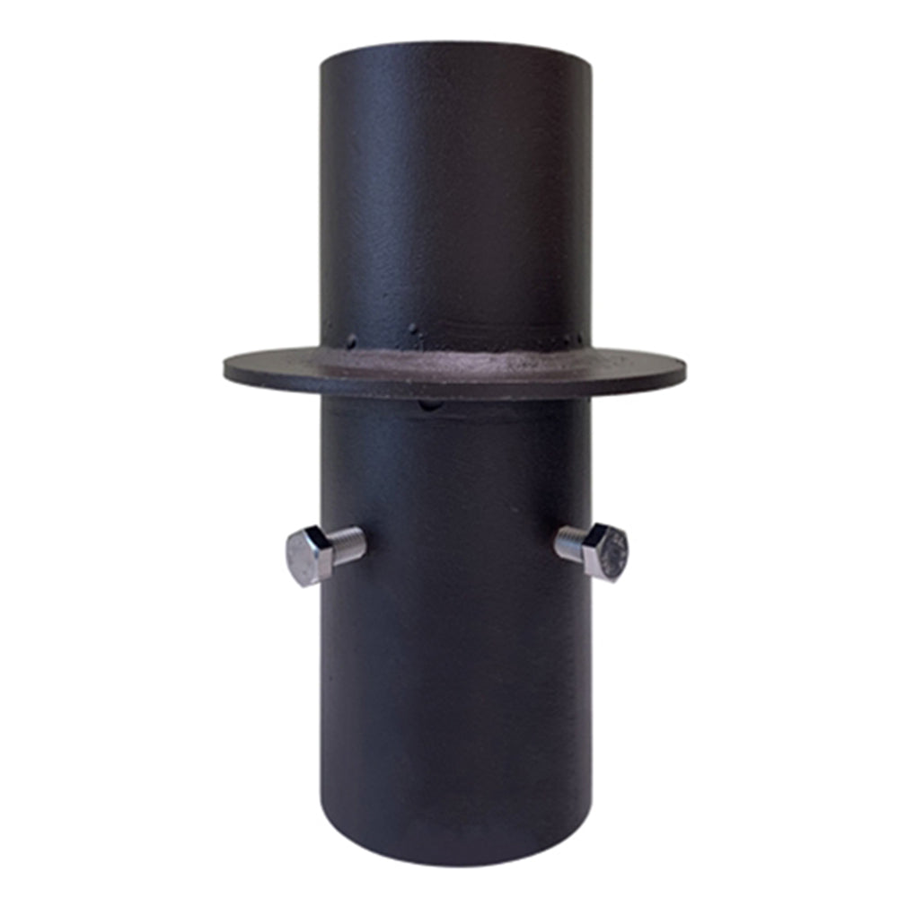 Steel Round Pole Top Reducer, Reduce 4″ Or 5″ Round Light Pole Into 3″ OD Round Pole, Outdoor Light Fixture Mount Bracket For LED Lighting