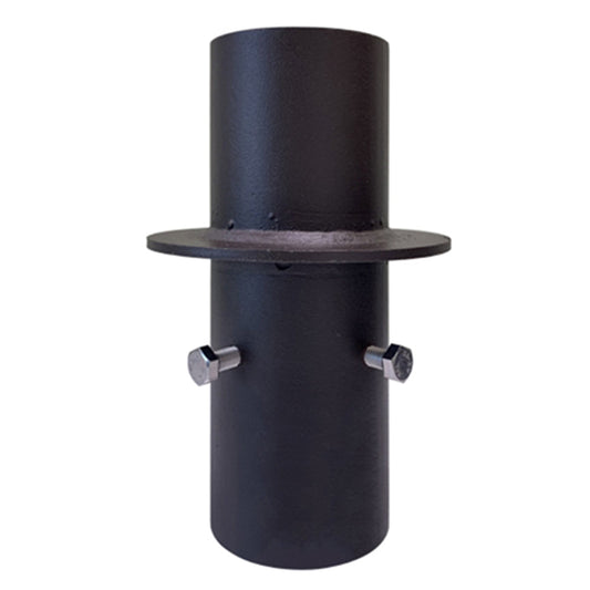 Steel Round Pole Top Reducer, Reduce 4″ Or 5″ Round Light Pole Into 3″ OD Round Pole, Outdoor Light Fixture Mount Bracket For LED Lighting