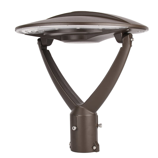 Post Top Light 30W 50W 60W 80W 100W 120W 135W 150W 3000K 4000K 5000K Dim Outdoor LED Circular Area Lights for Street Garden Lighting UL DLC Listed