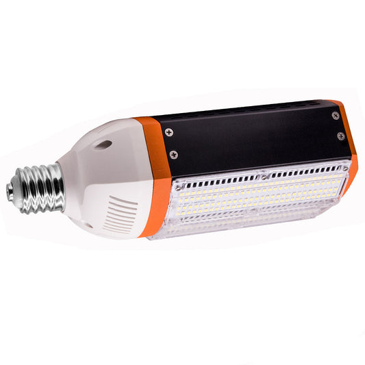 80W 100W 120W 150W LED Shoebox Corn Light Bulb,5000K LED Retrofit Lamp with E39 Base for Parking Lot Lighting, High Voltage Optional ETL DLC Listed