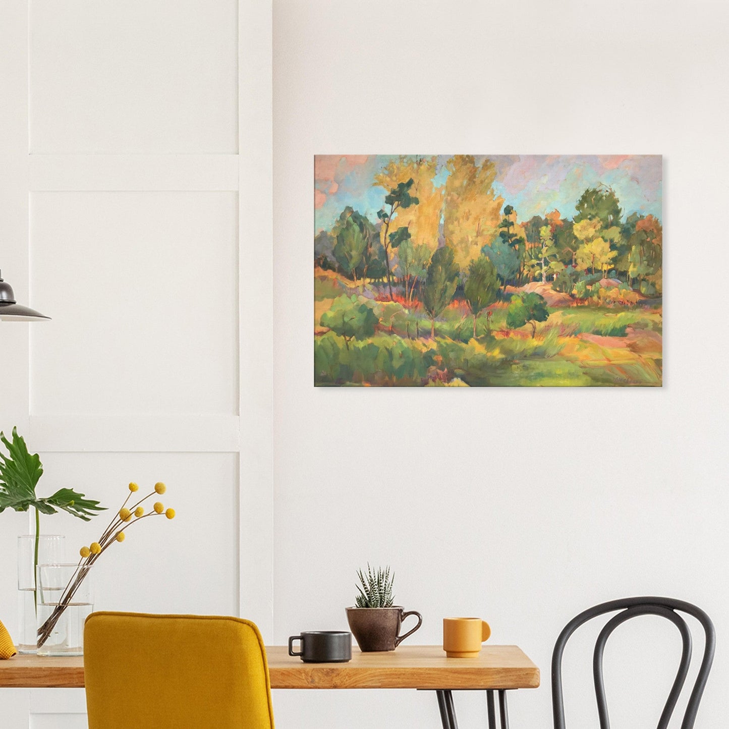 'Garden of Eden' Landscape I 24x36 inch Art Print on Canvas I Original Artwork by American Artist Barbara Cleary