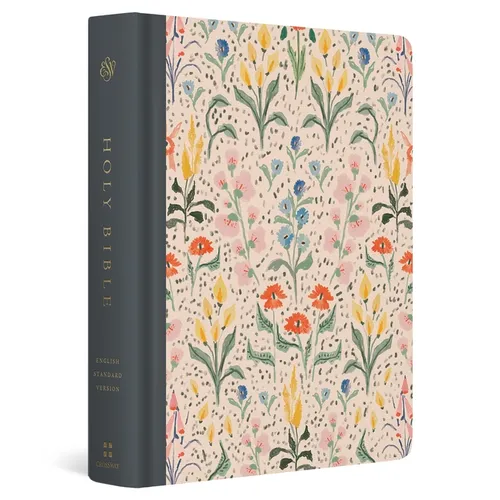 ESV Single Column Journaling Bible, Artist Series (Cloth Over Board, Lulie Wallace, in Bloom)