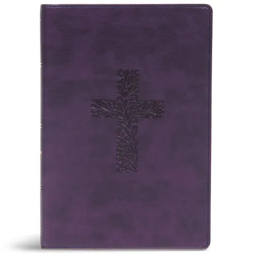 KJV Rainbow Study Bible, Purple Leathertouch