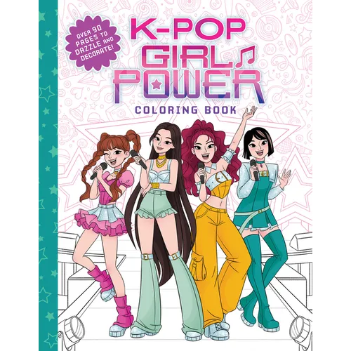K-Pop Girl Power Coloring Book