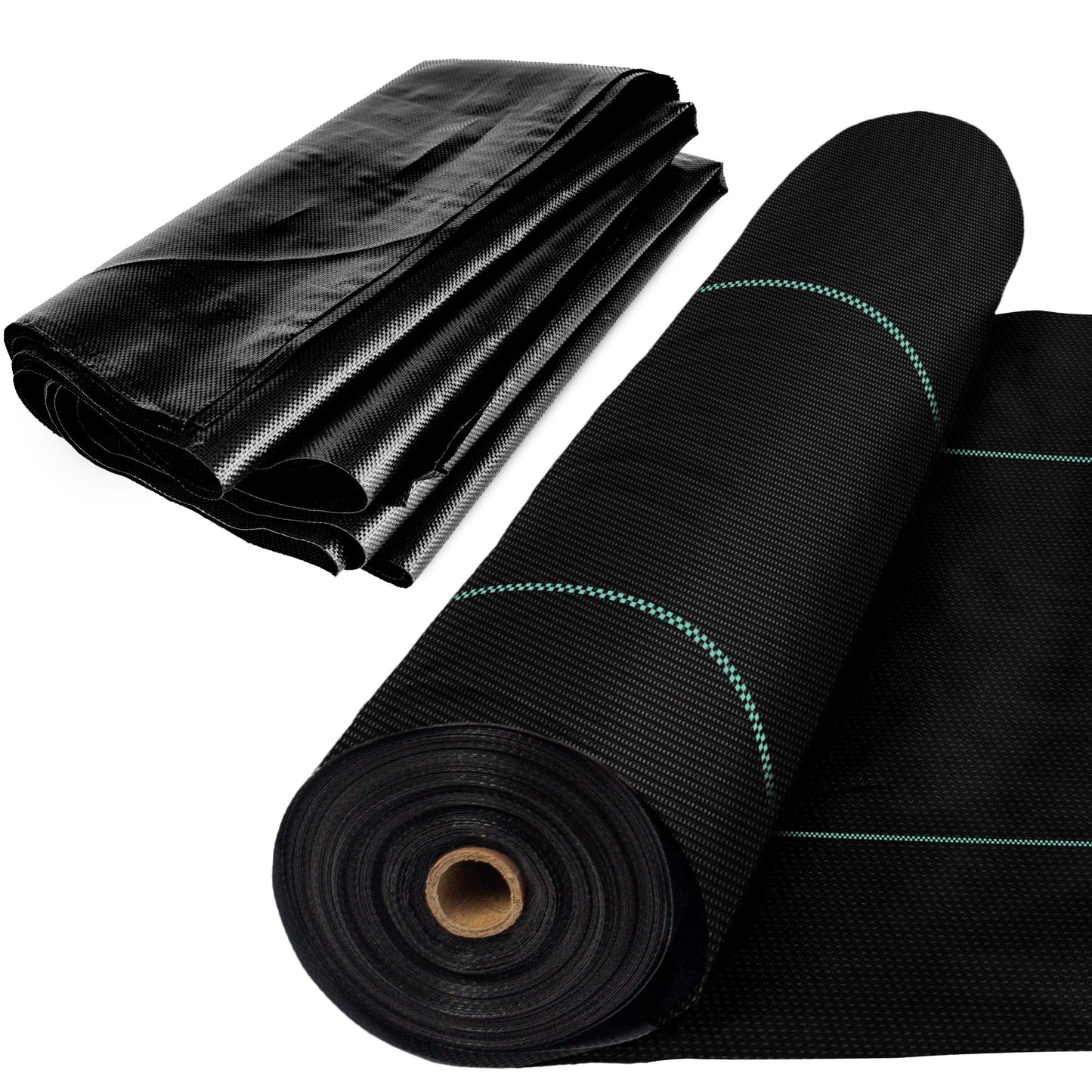Woven Geotextile, Commercial Grade Driveway and Road Fabric for Separation and Stabilization - Heavy Duty Underlayment - 50 Year Fabric