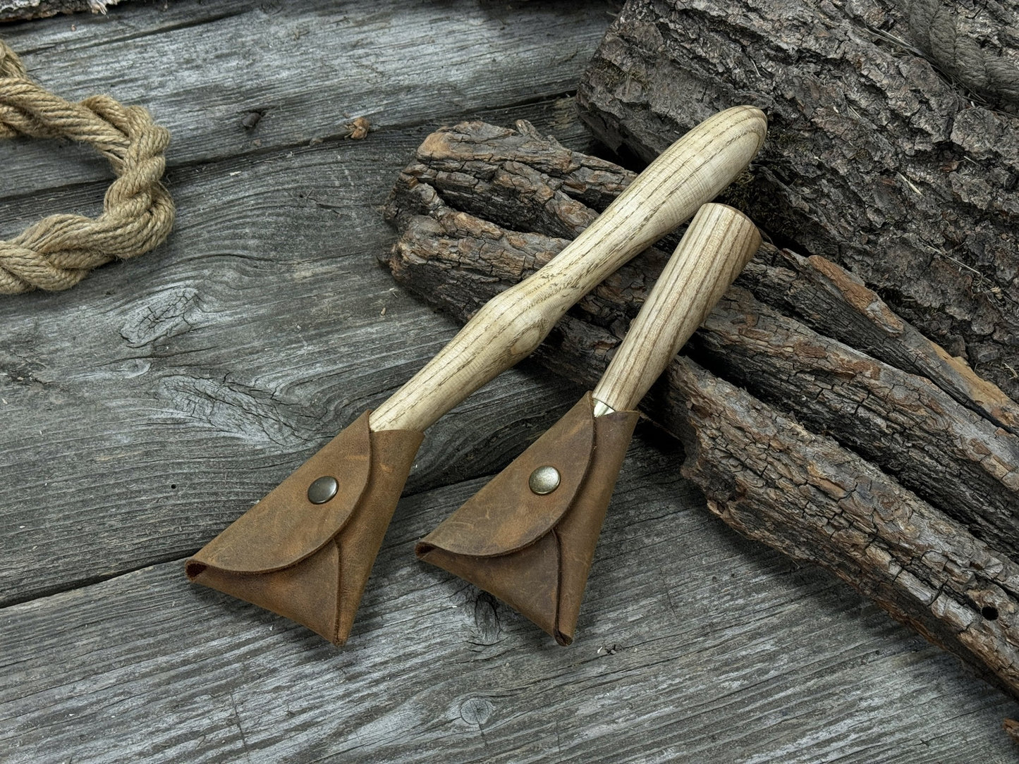2-Piece Spoon Carving Hook Knife Set