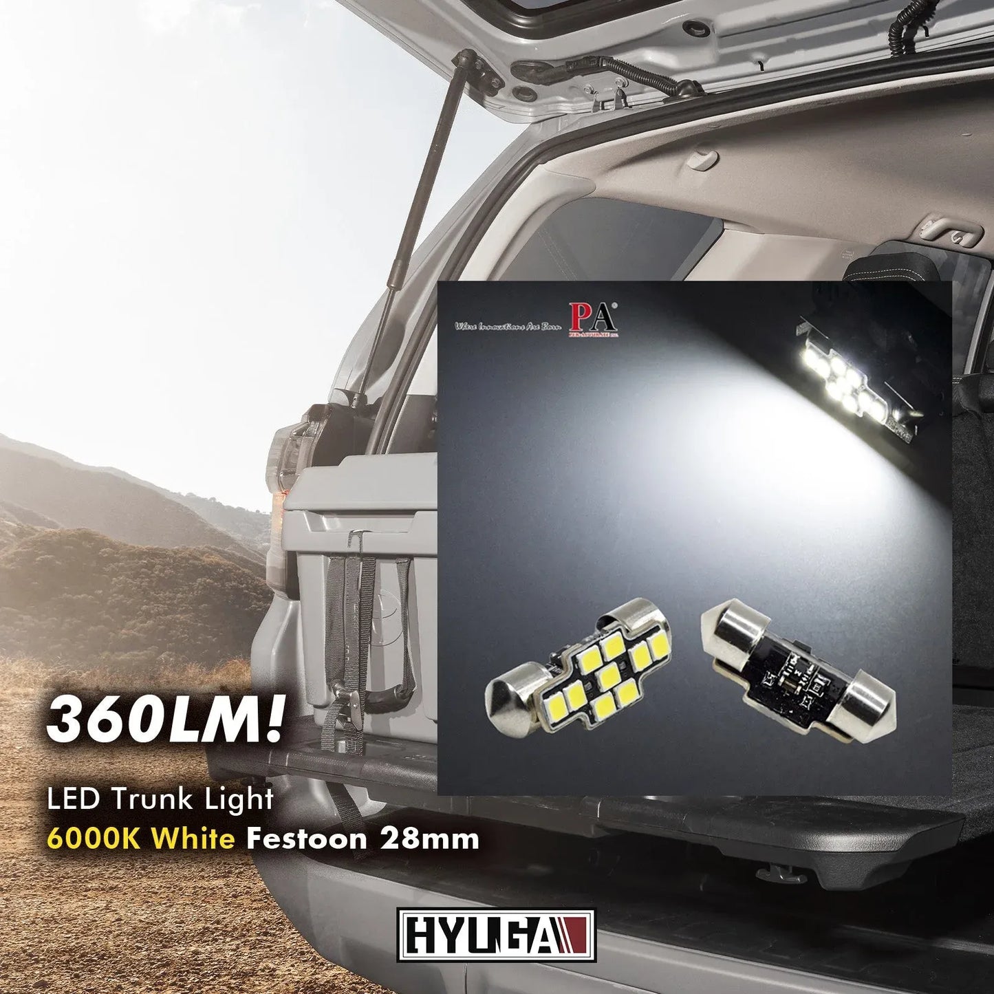 Compatible with 2014-2020 TOYOTA 4Runner Whole LED Replacement Package (low high beam headlight, fog light, turn signal, interior light...)