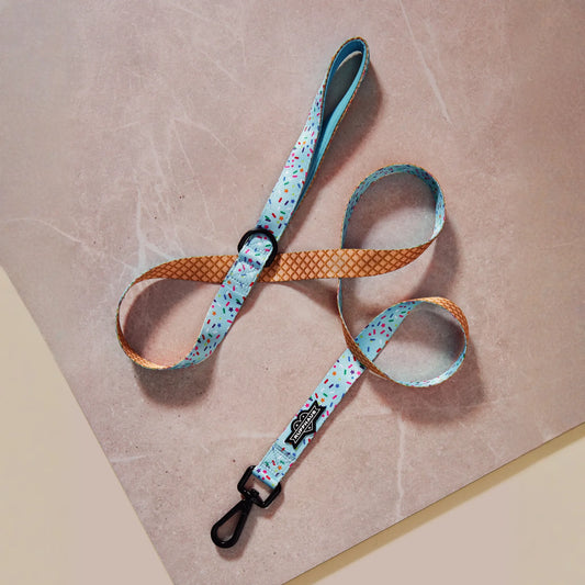 Sprinkle Me Blue Dog Leash