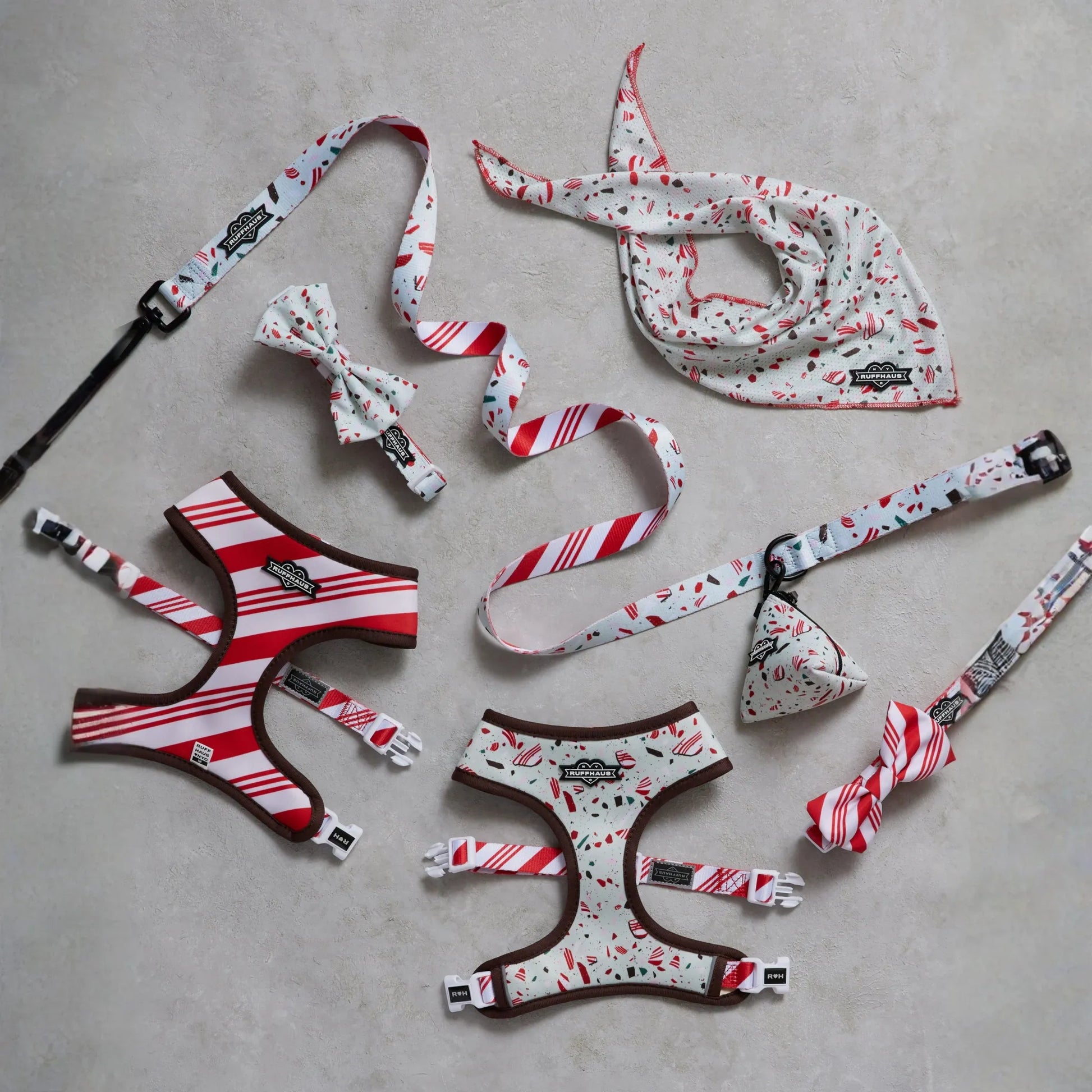 Peppermint Bark Poop Bag Holder