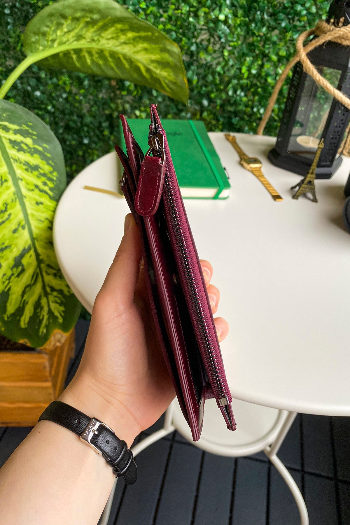 Mannu - Genuine Leather Large Wallet with Hand Band