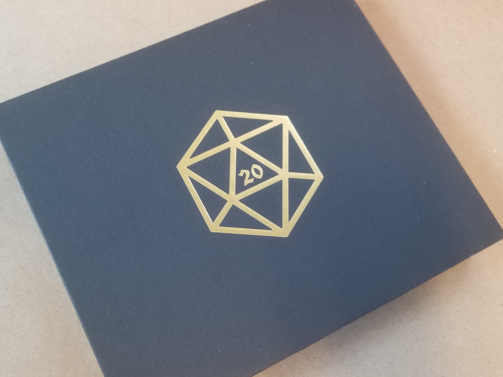 (Resin) 7-Dice Sets Gift Box | 5 Sets, Different Colors, Dungeons & Dragons Dice