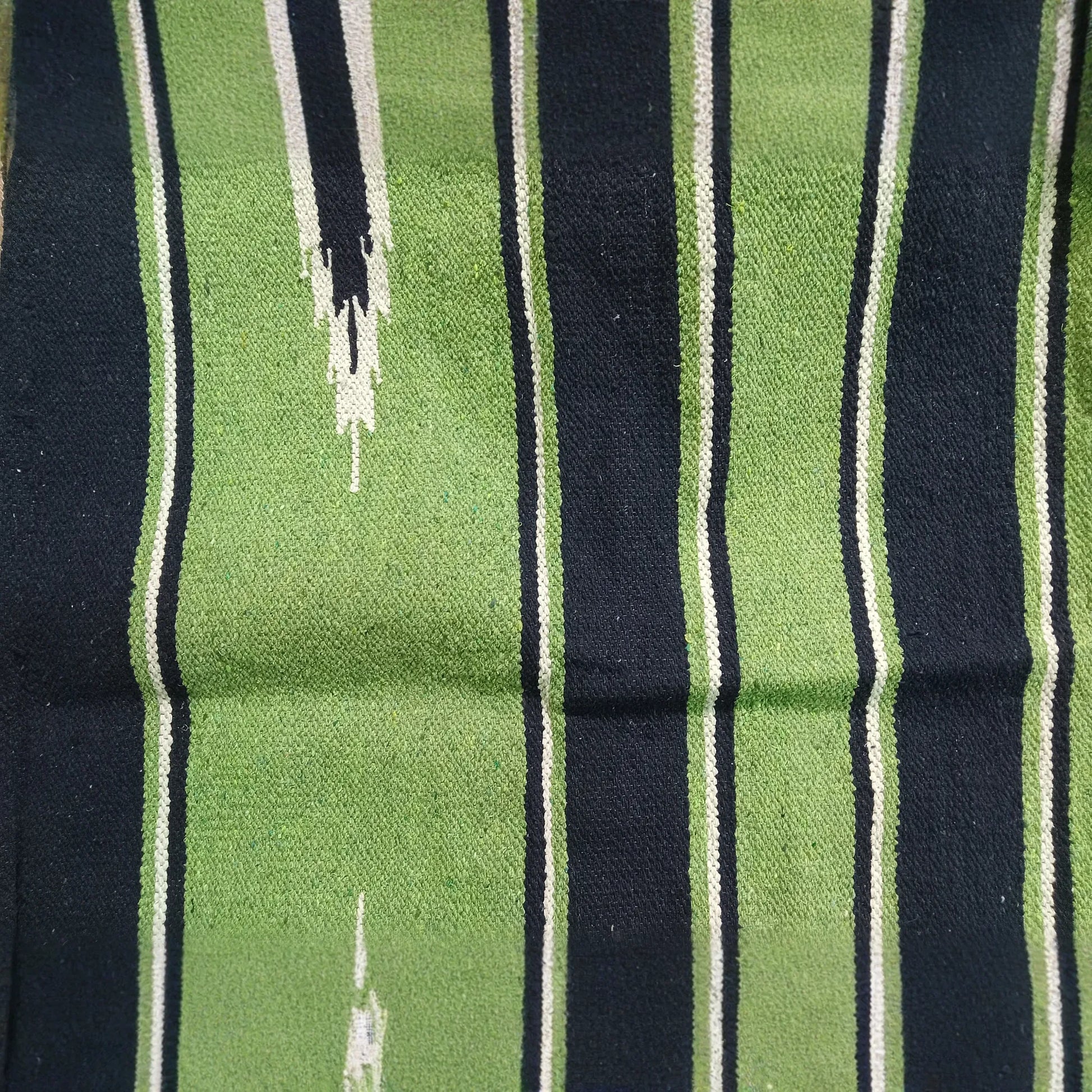 Single Weave Saddle Blanket Blue/Green/White