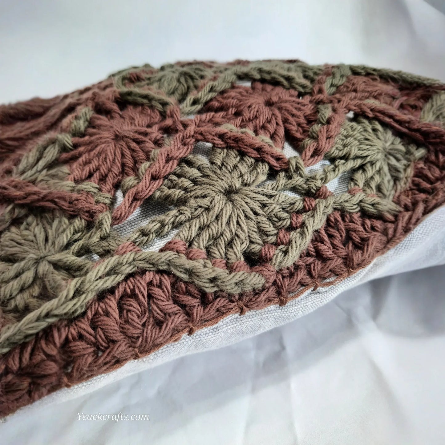 16"x16" Crocheted Decorative Pillow cover