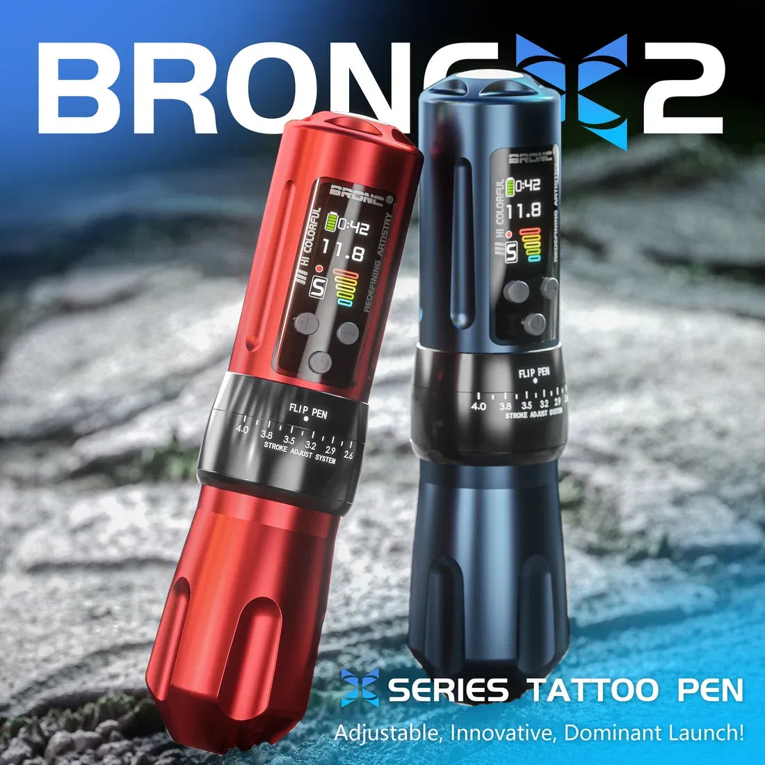 Red / 2 Batteries