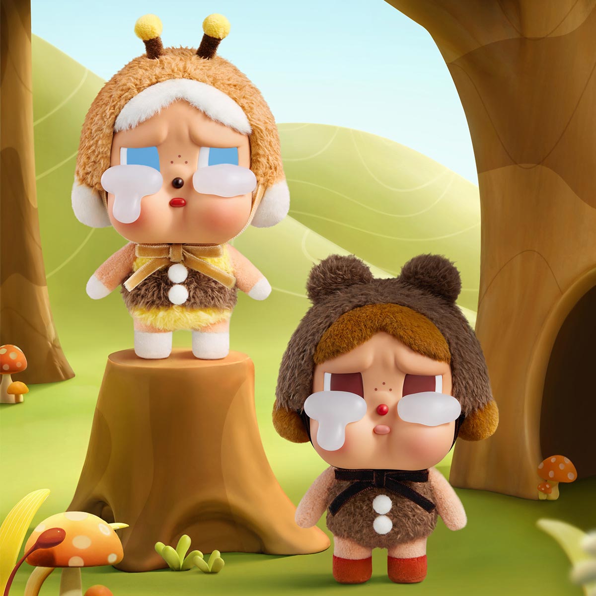 CRYBABY Crying Again Series-Vinyl Face Plush Blind Box (1 Blind Box)