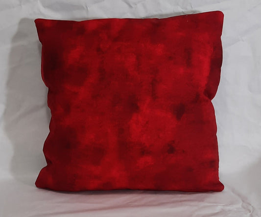 15"x15" Snowman and red stripes pillow cover