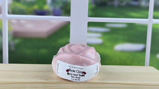 Rose Clay Facial and Body Bar Soap - 5 oz