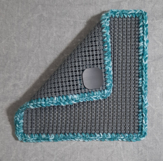 Jar Gripper with Magnet: Grey/green