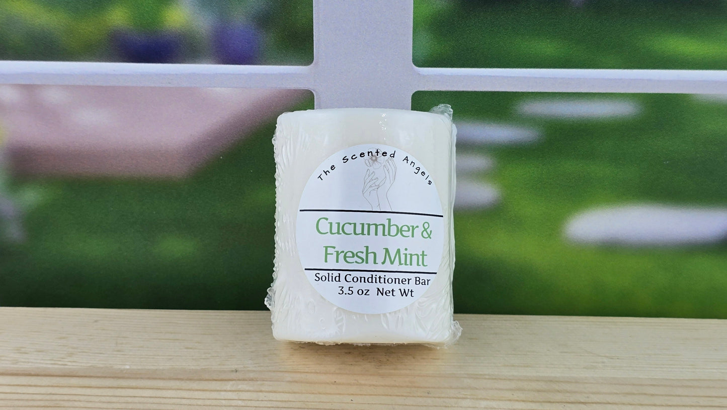 Conditioning Shampoo and Conditioner Bar Cucumber & Fresh Mint