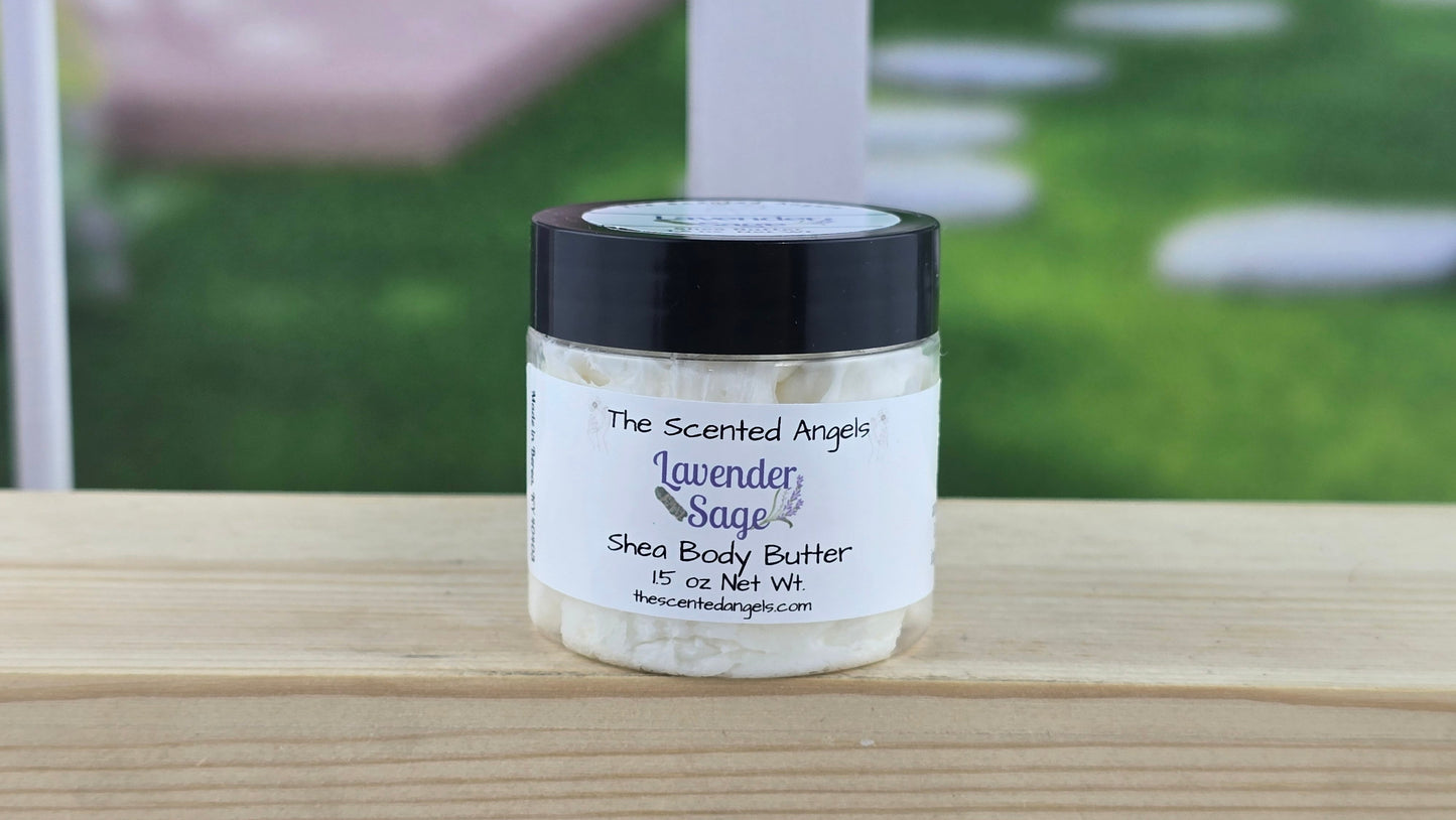 TSA Handmade Lavender Sage Whipped Shea Body Butter