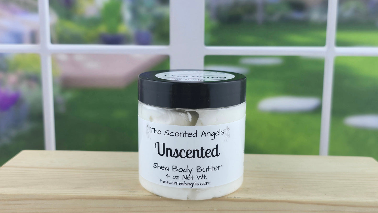 TSA Handmade Unscented Whipped Shea Body Butter