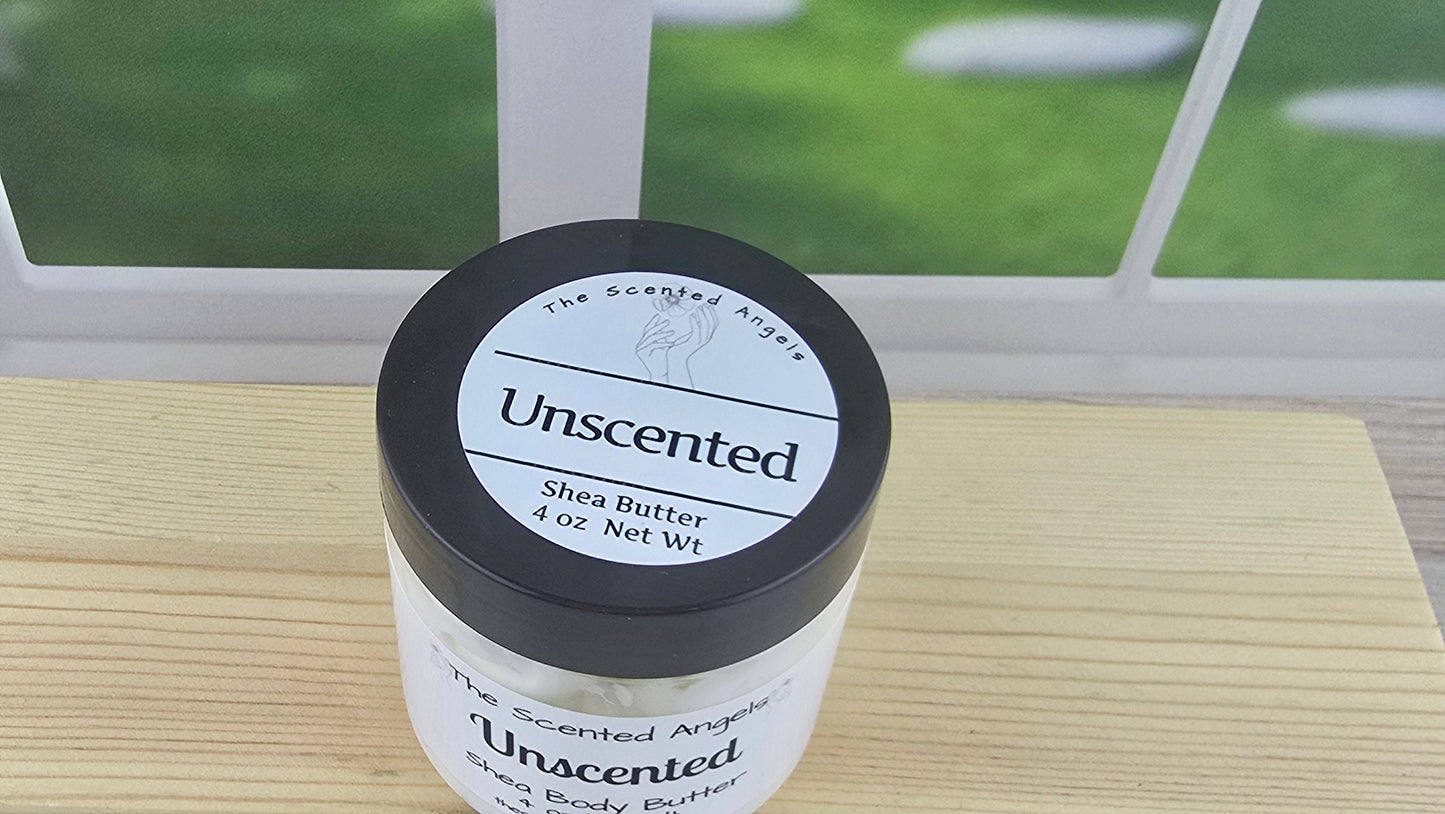 TSA Handmade Unscented Whipped Shea Body Butter