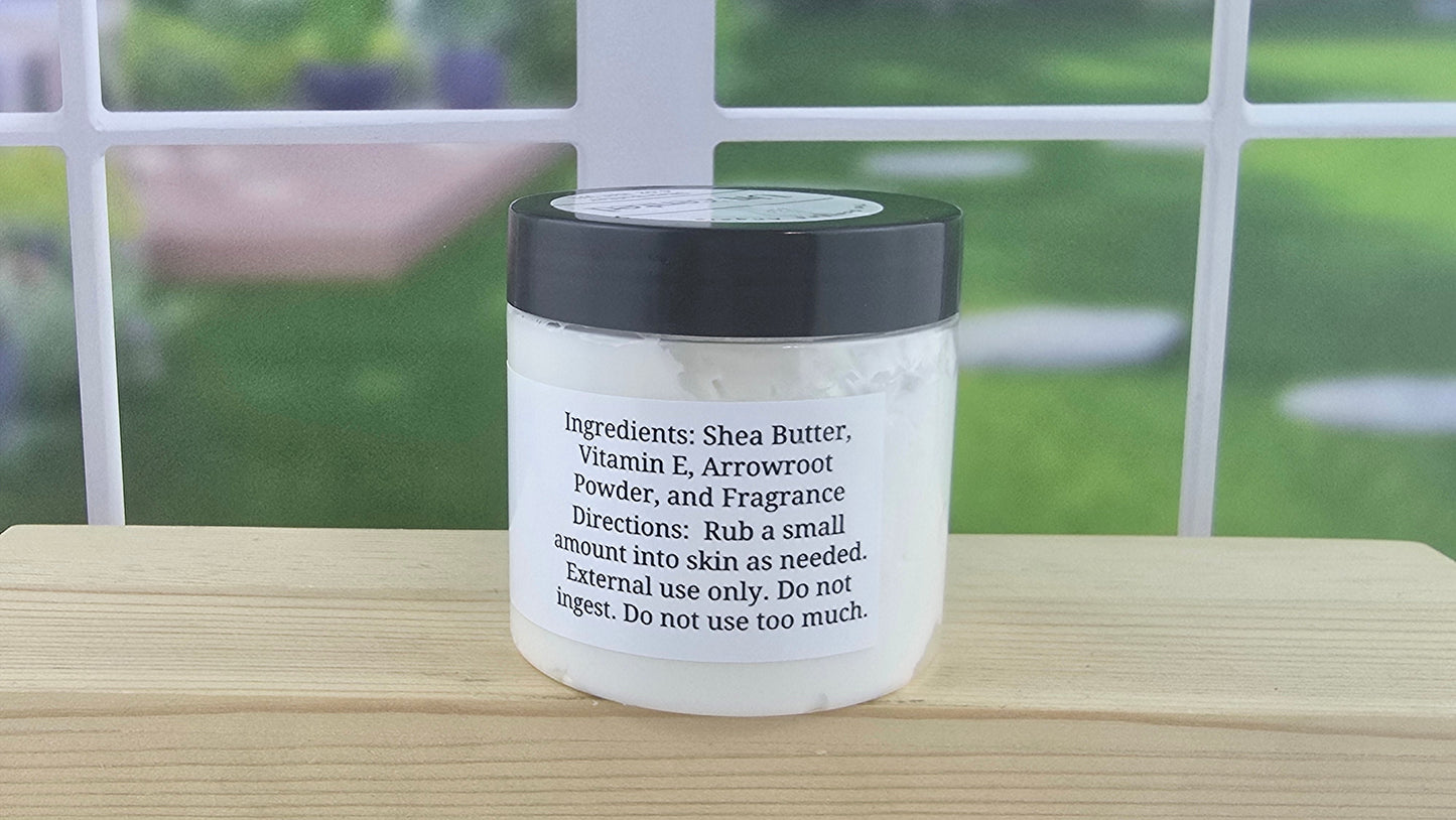 TSA Handmade Unscented Whipped Shea Body Butter