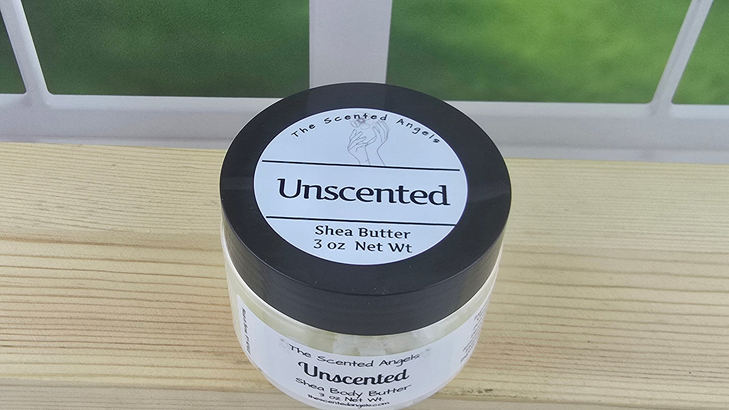 TSA Handmade Unscented Whipped Shea Body Butter