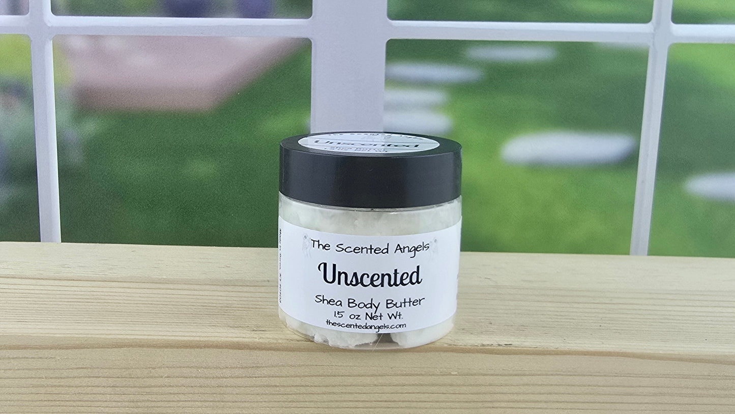 TSA Handmade Unscented Whipped Shea Body Butter