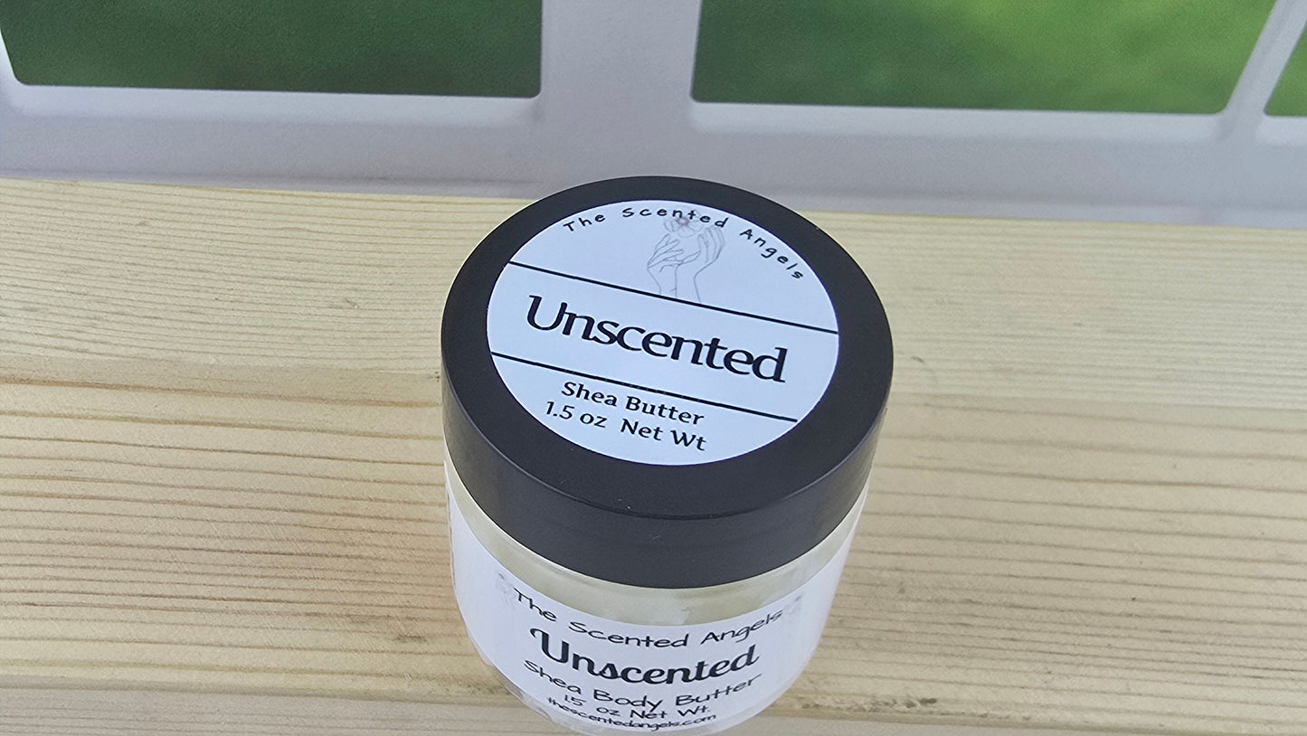 TSA Handmade Unscented Whipped Shea Body Butter