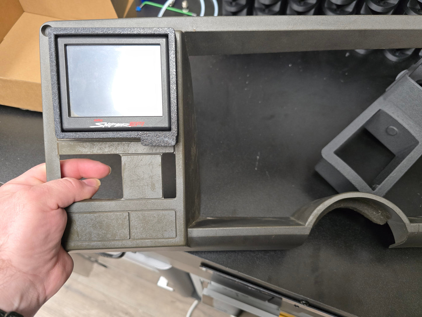 1988 to 1995 Chevrolet Silverado OBS vent mount for a holley 3.5 inch mount
