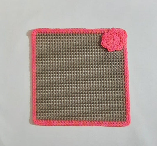 Jar Gripper with Magnet: Beige/Bright Pink, Orange