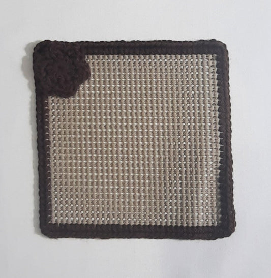 Jar Gripper with Magnet: Beige/dark brown trim