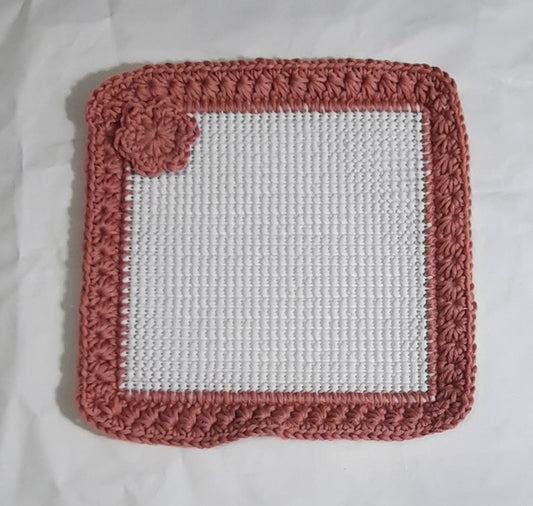 Jar Gripper with Magnet: Rose/White