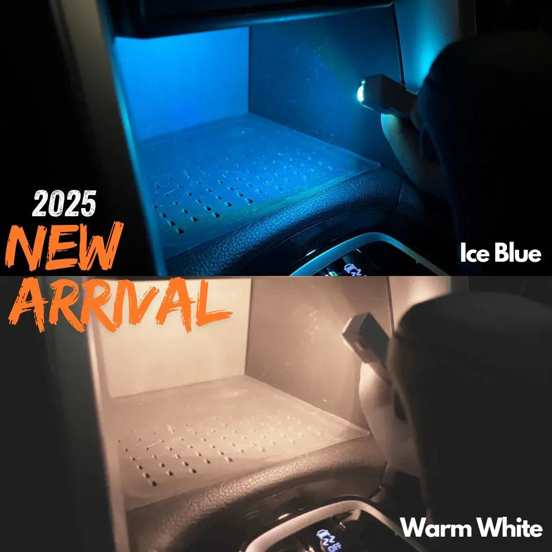 LED Ambient Light Central Console Box Light Bulb Original Reserved Hole with Dedicated Wiring Harness for Toyota Cross Corolla Auris Subaru (1 set)