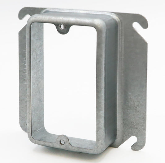 Raised 3/4, 4 Inch Square Device & Offset Covers For 1 Device