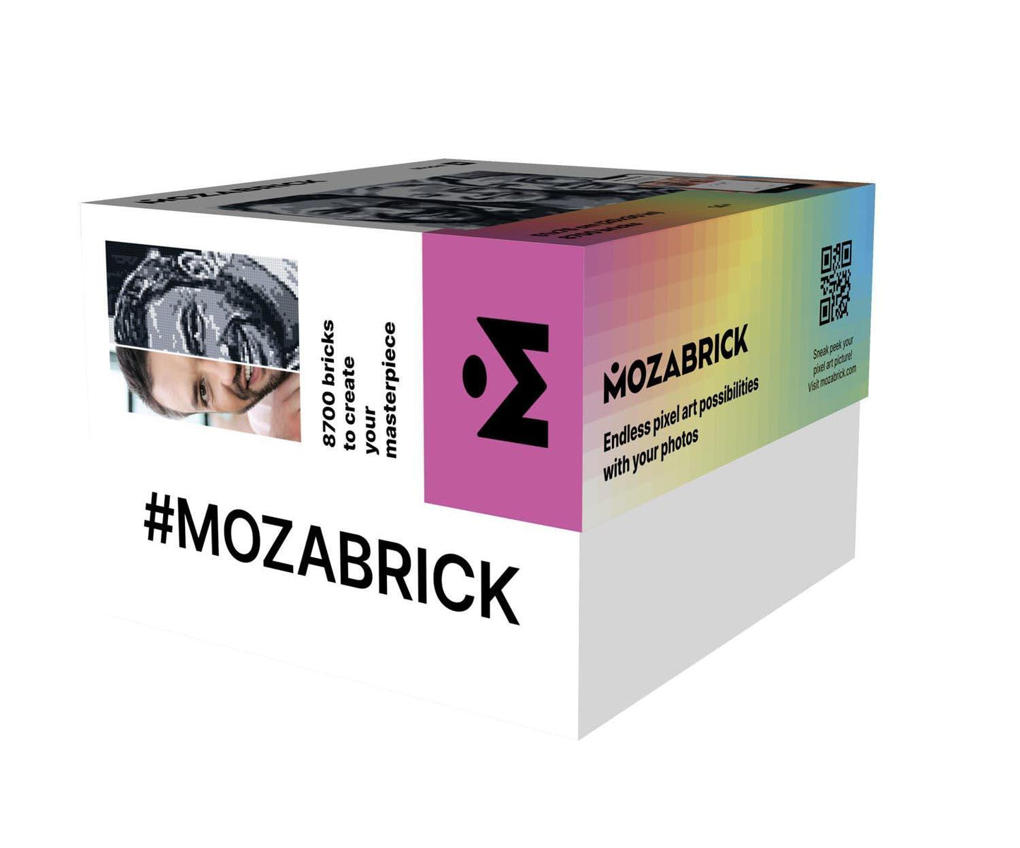 MOZABRICK Photo Construction Set Model M - Transform Any Picture into a Mosaic Wall Art Using Our Constructor and Free App!