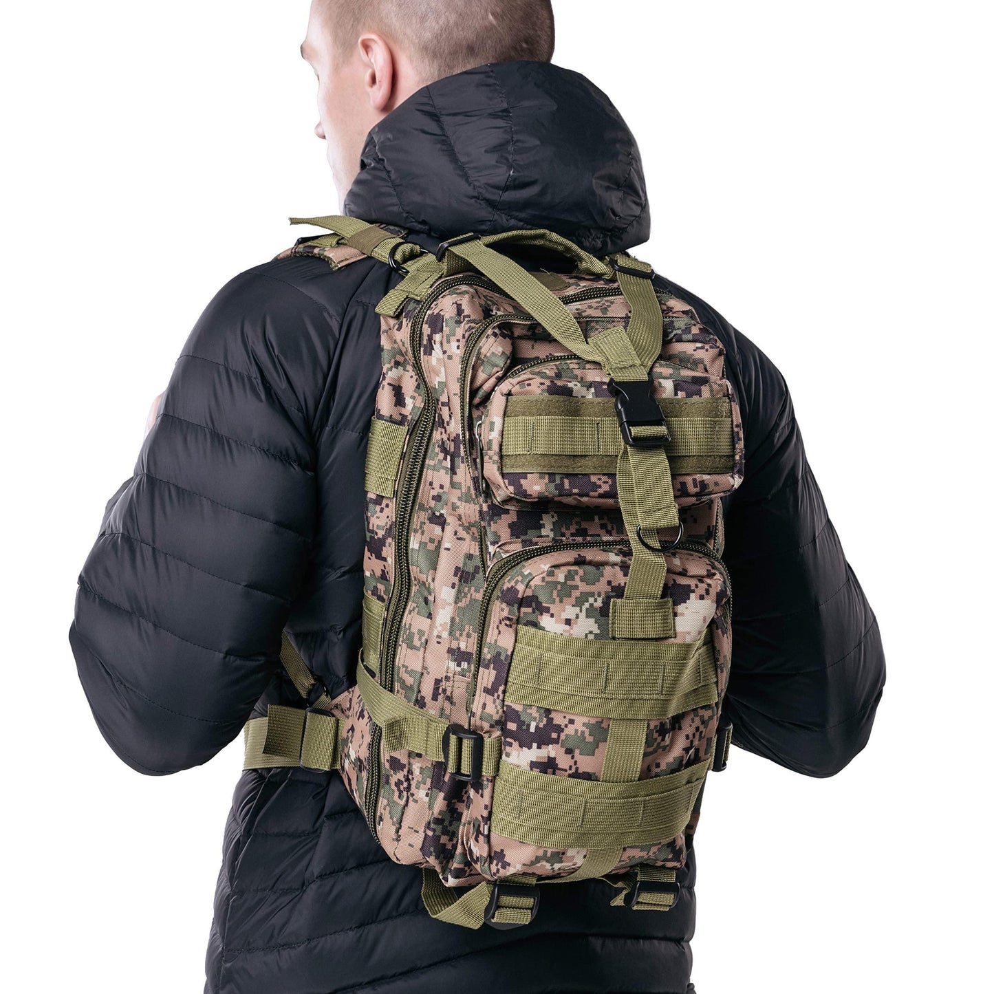 Military Tactical Backpacks Molle System (Woodland)