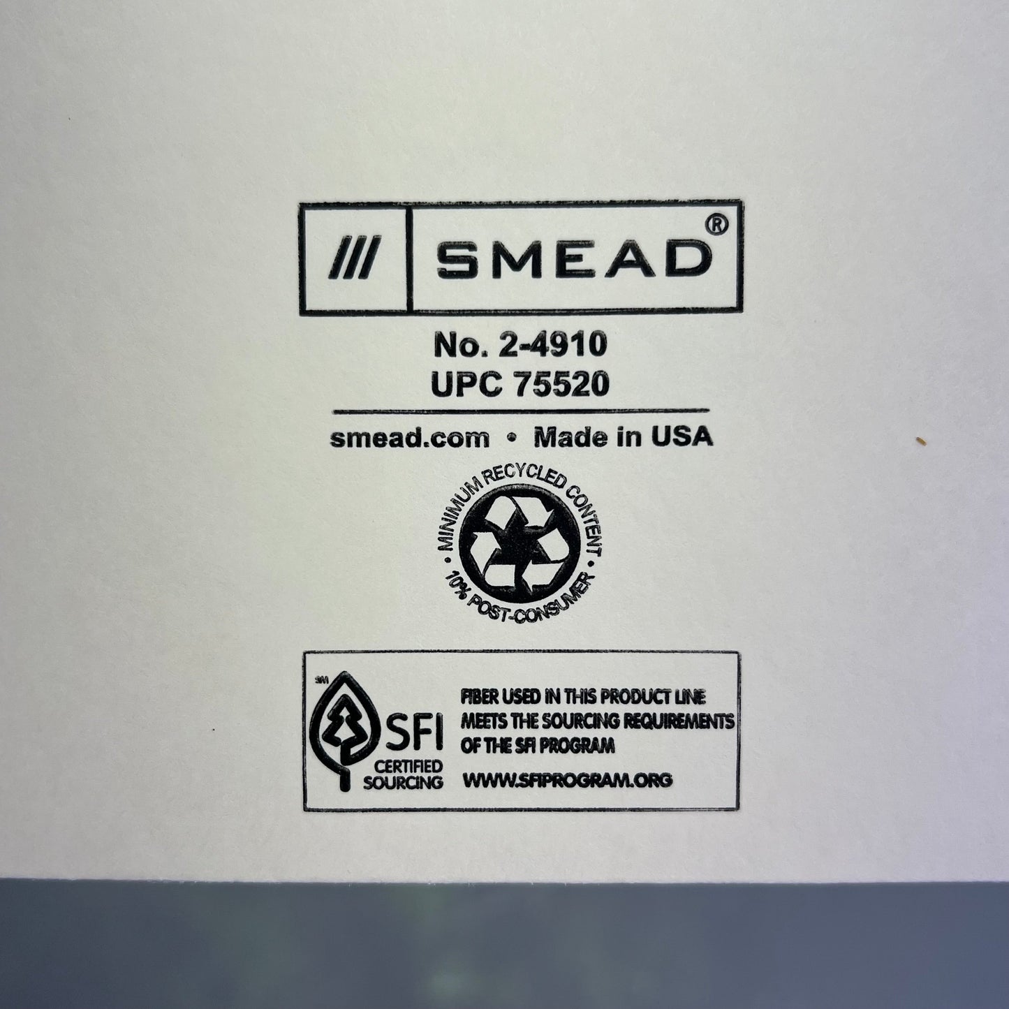 SMEAD (50 PACK) File Jackets Straight Cut Tab 2-Ply 1" Expansion Manila 75520