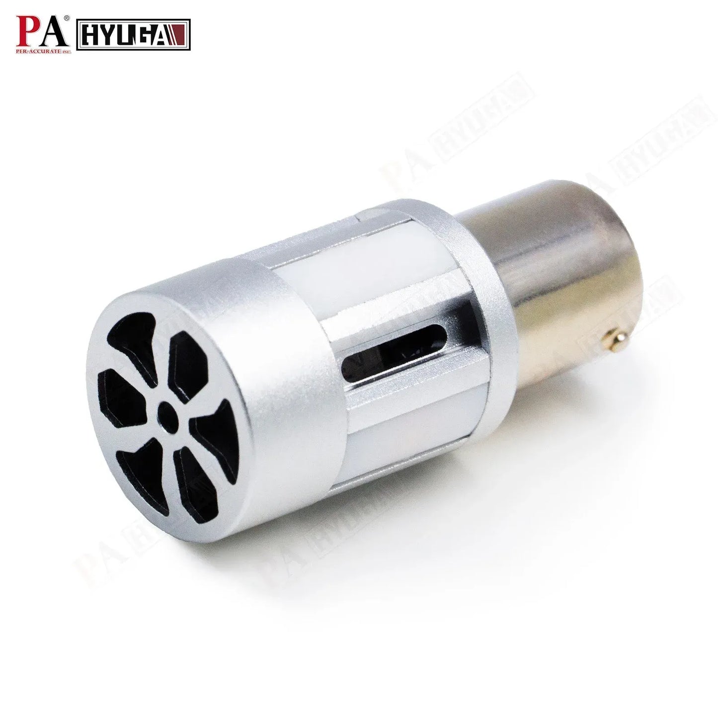 HYUGA 1156 BA15S BAU15S LED Bulb Turn Signal Light Amber Fan Boost CANBUS Error Free Built-in Load Resistor Anti-Hyper Flash (2pcs)