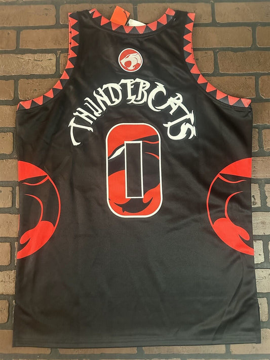 THUNDERCATS Black Headgear Classics Basketball Jersey ~Never Worn~ XL