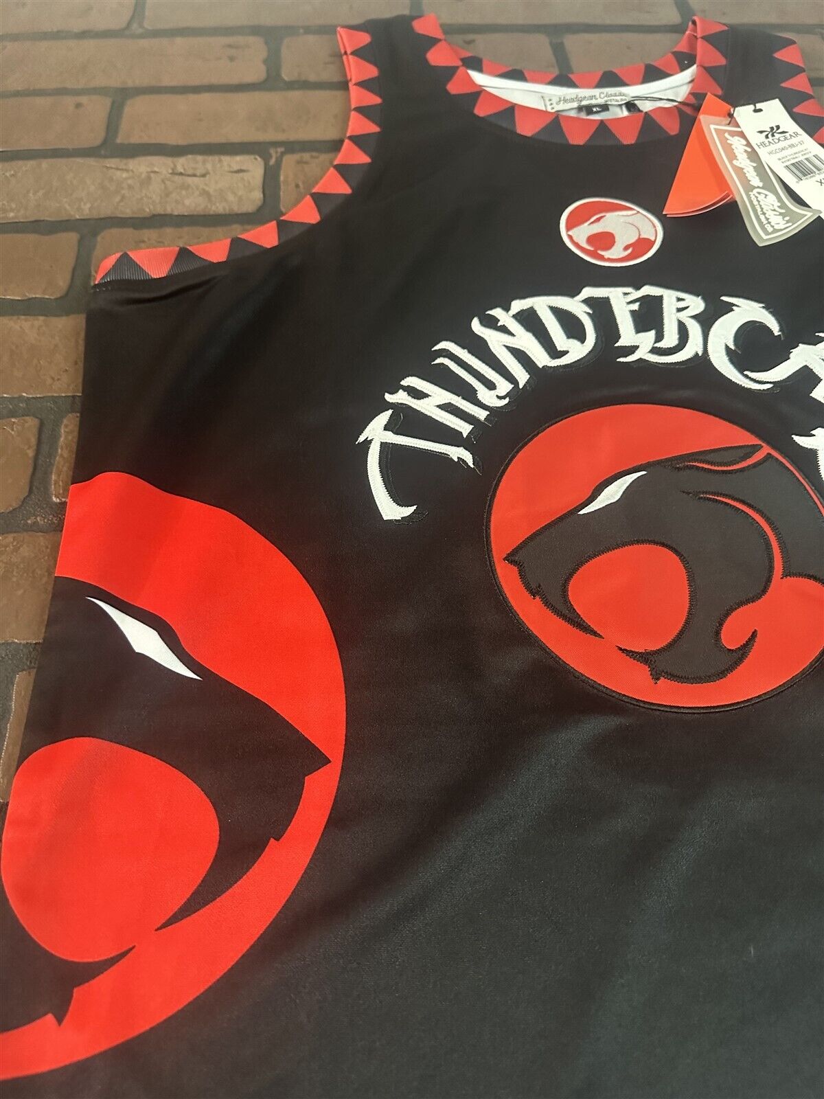 THUNDERCATS Black Headgear Classics Basketball Jersey ~Never Worn~ XL